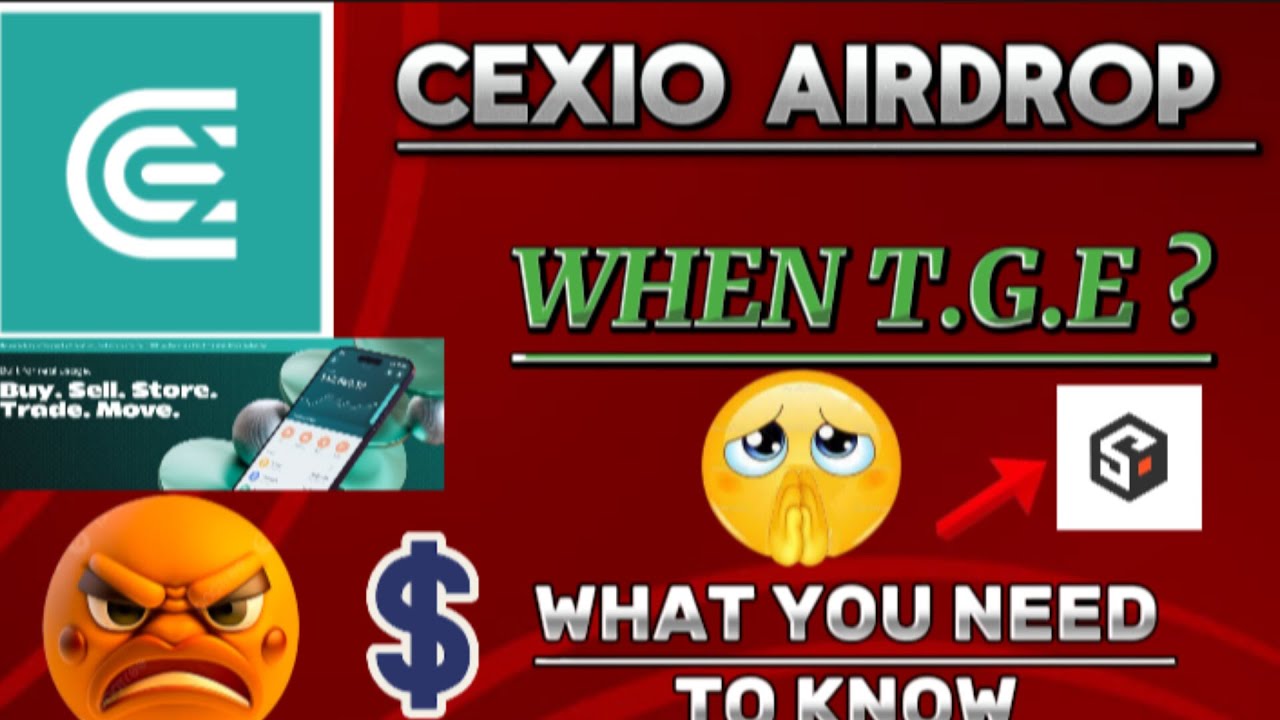 Cexio Airdrop: When CEXP Token T.G.E { Token Generation Event} What You Need To Know.