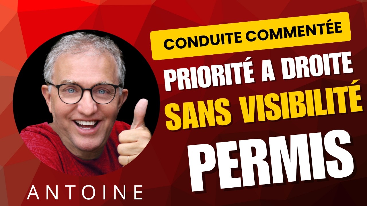 Plusieurs priorités a droite sans visibilités. 1er synchro. 