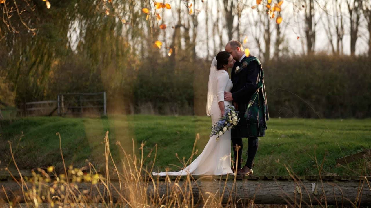 Annya & Craig | Caswell House Wedding Trailer | Cotswolds Barn Wedding Videographer