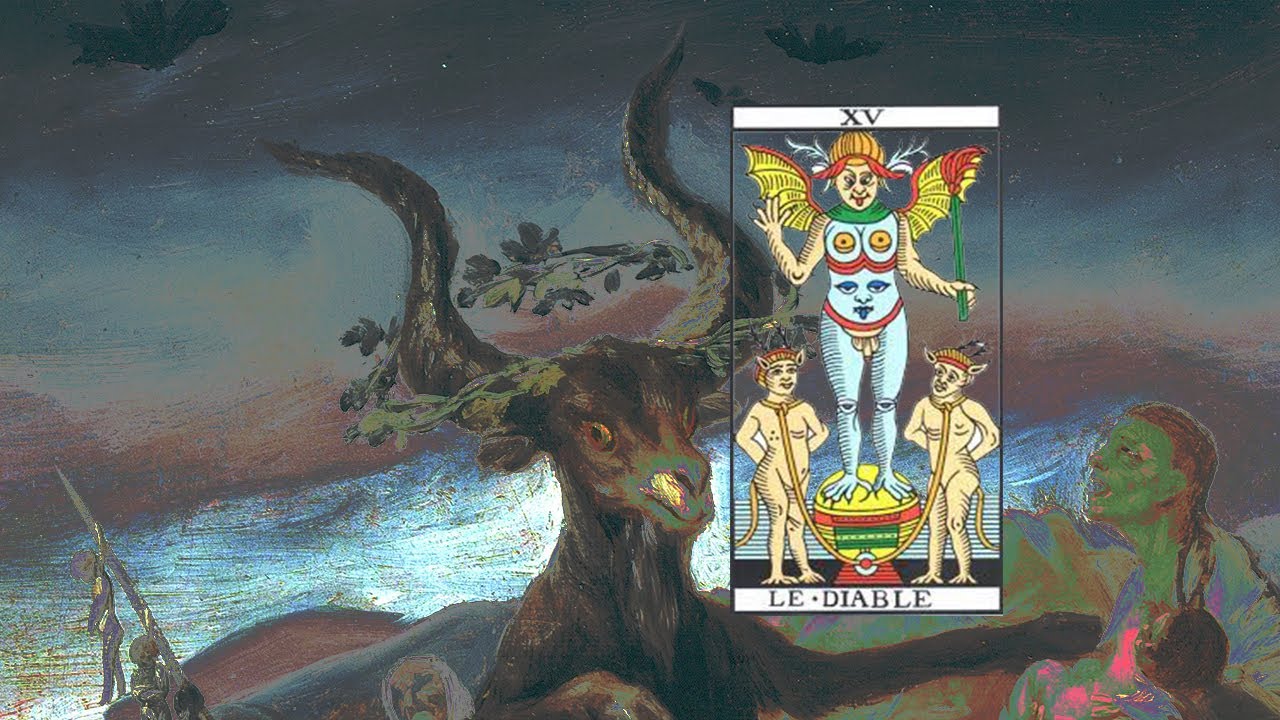 XV. IL DIAVOLO - Tarocchi Marsigliesi