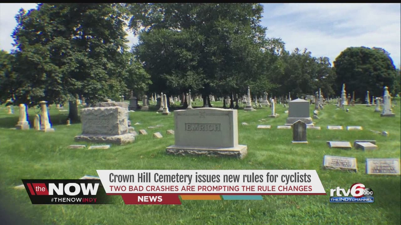Funeral disruptions prompt new rules for cyclists at Crown Hill Cemetery