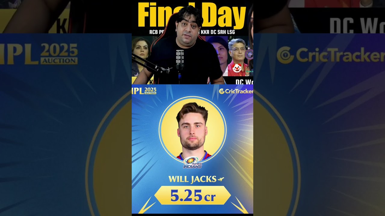 WILL JACKS not RCB mi 5cr😎 #willjacks #rcbfans #mi #iplauction #shortfeed