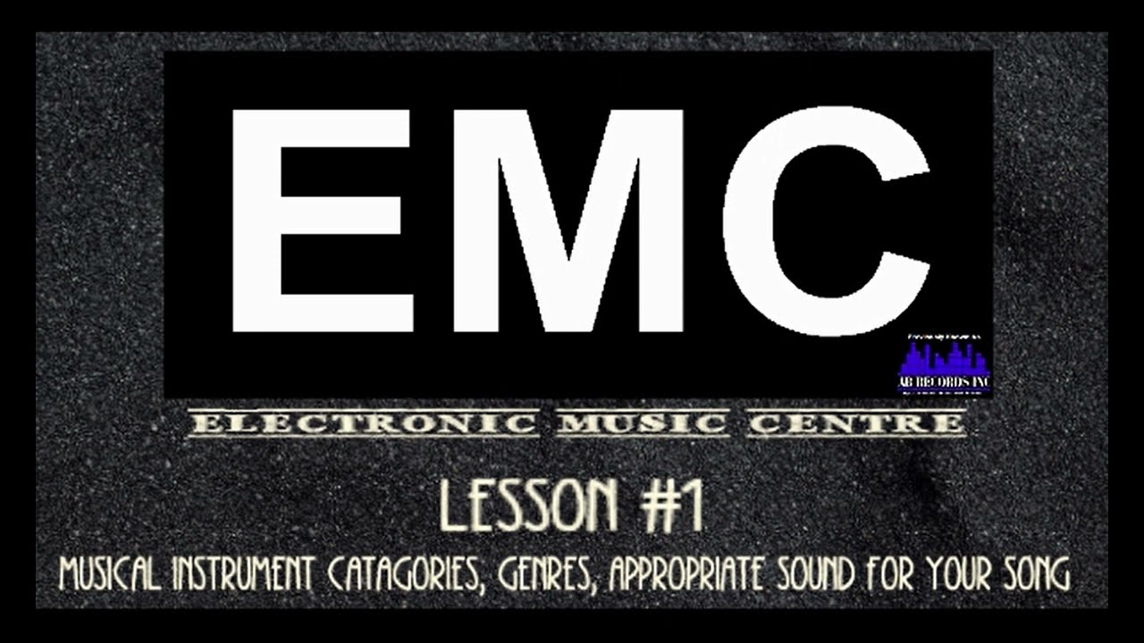 Electronic Lesson #1 - Sound Categories and Genres