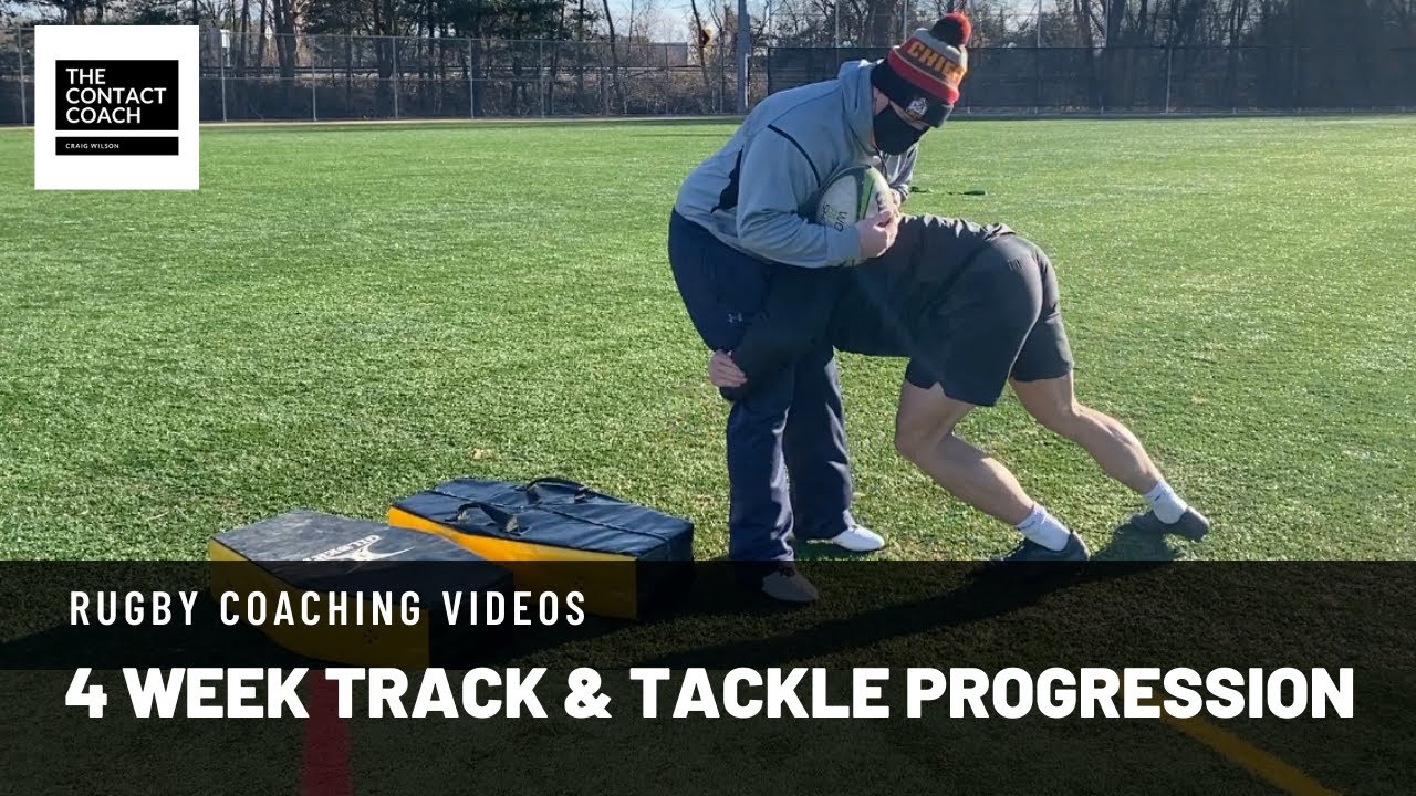 Rugby Drills & Activities: Track and Tackle Progressions