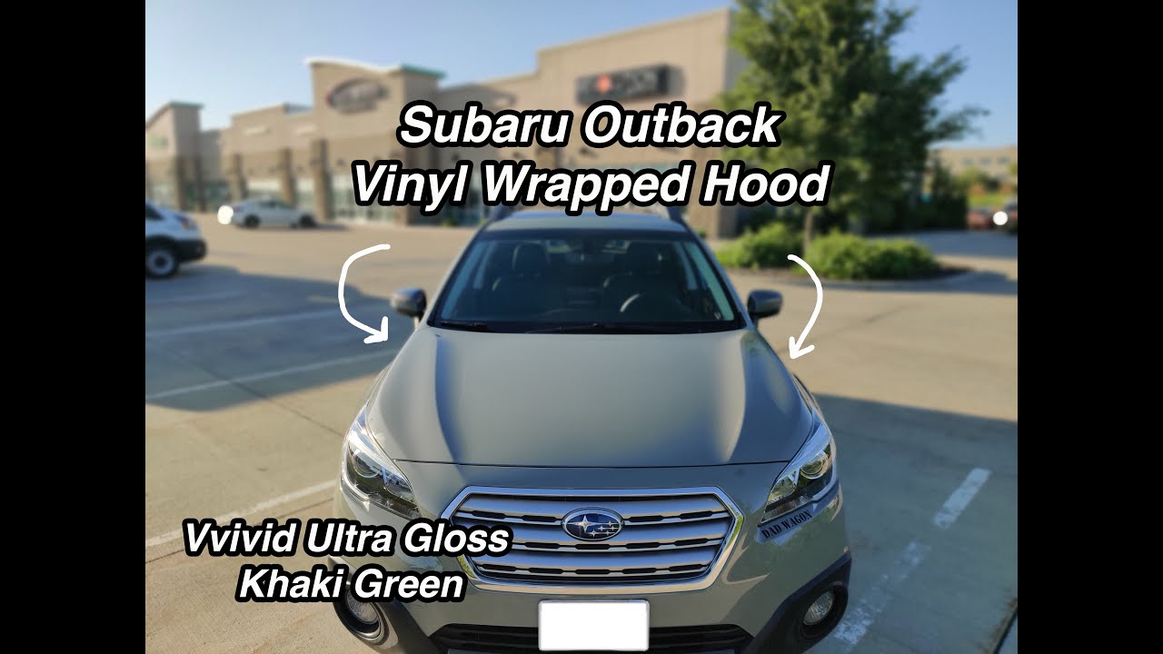 How to Vinyl Wrap Your Car Hood | VVivid Ultra Gloss Khaki Green