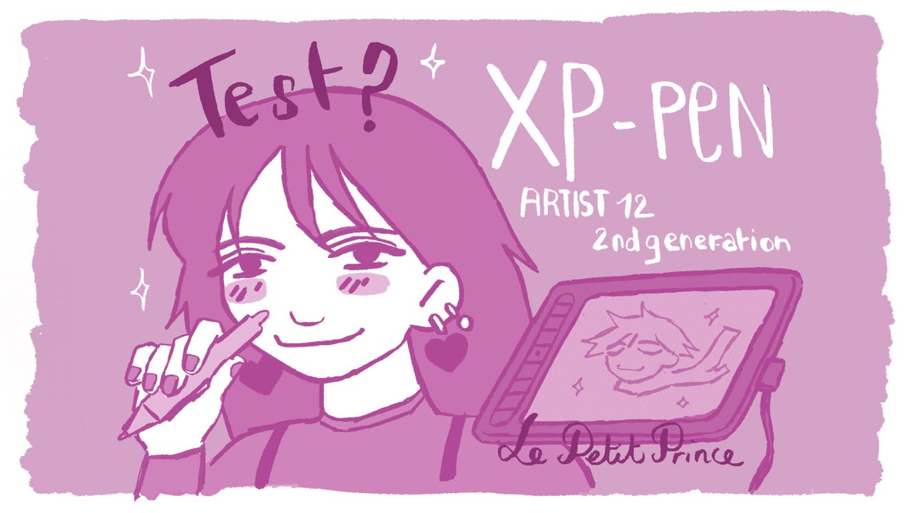 Tablette XP Pen Artist 12 Le Petit Prince | Honest Review | Vlog | Animation WIP