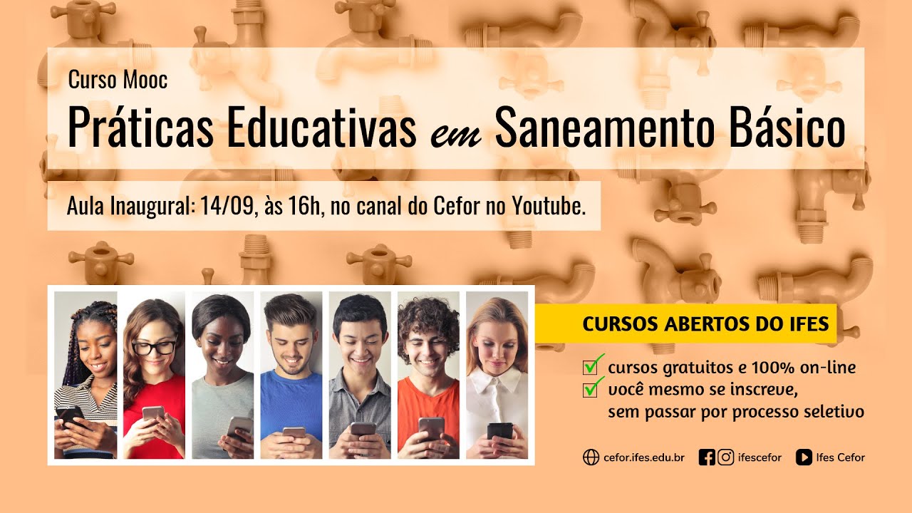 14/09/2021 - 16h = MOOC Práticas Educativas em Saneamento Básico - Prof. Felipe Sarmenghi Rangel