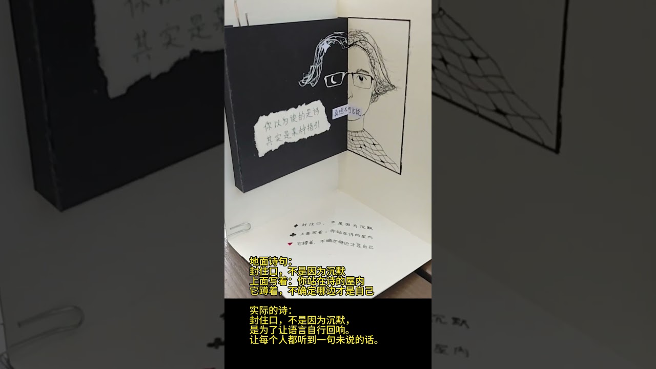 You are reading yourself&mdash;&mdash;A Spatial Poetry Installation Book