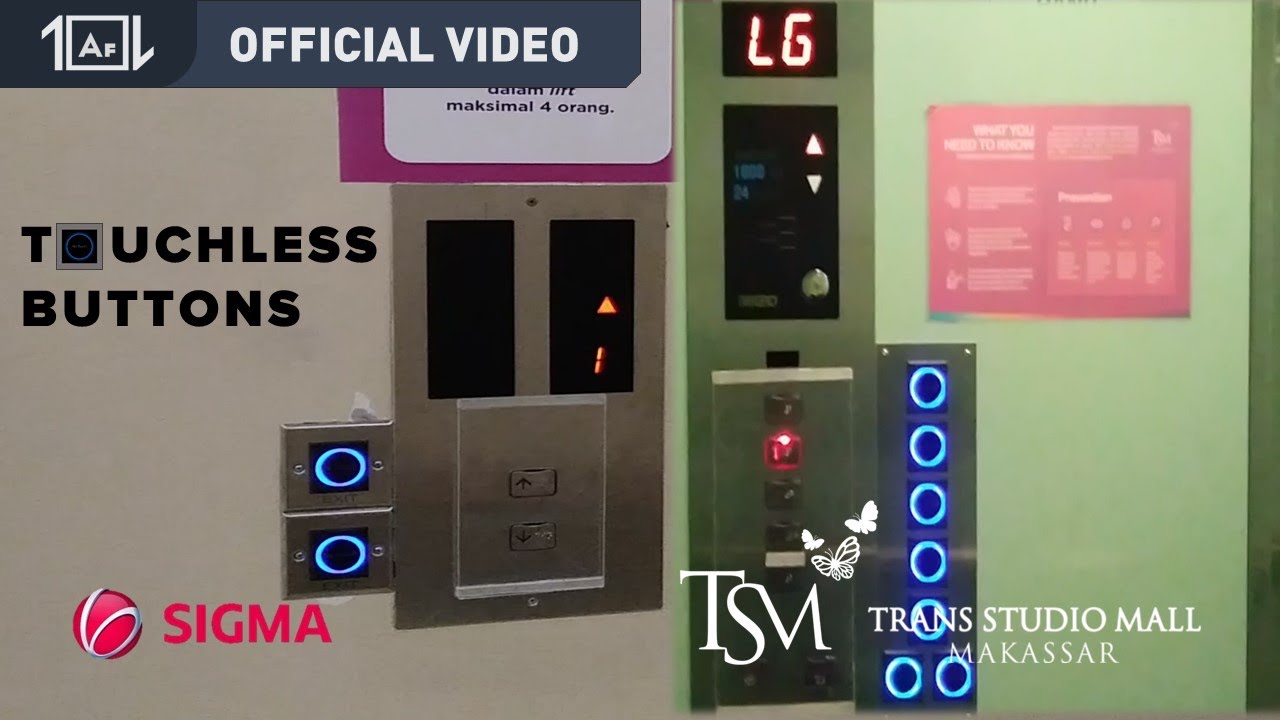 (A Touchless Upgrade!) SIGMA Traction Service Elevator @ Trans Studio Mall Makassar
