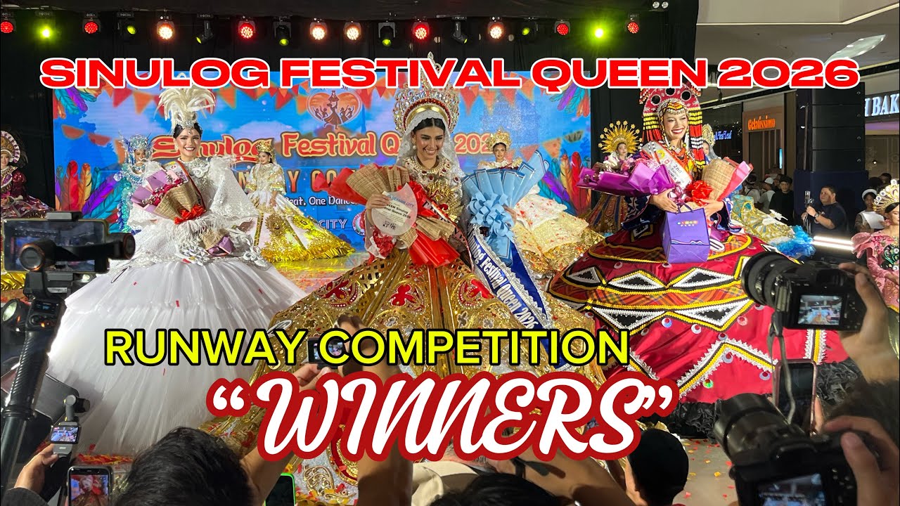 AWARDING OF WINNERS! SINULOG FESTIVAL QUEEN 2026 RUNWAY COMPETITION 