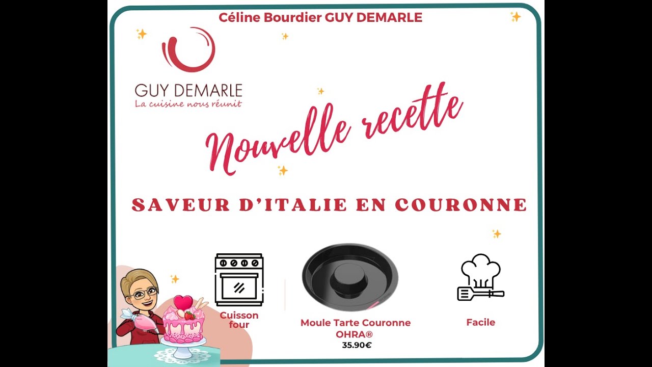 👩‍🍳 𝐑𝐄𝐂𝐄𝐓𝐓𝐄 : SAVEUR D'ITALIE EN COURONNE