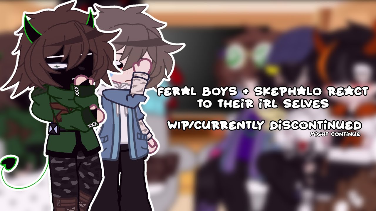 Реакция Feral Boys + Skephalo на самих себя в реальной жизни || В процессе/прекращено || Dsmp ||