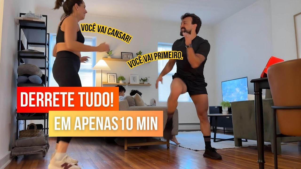 TREINO R&Aacute;PIDO NOS EUA: 10 minutos para QUEIMAR GORDURA depois de chutar o balde! | Zanon Macedo