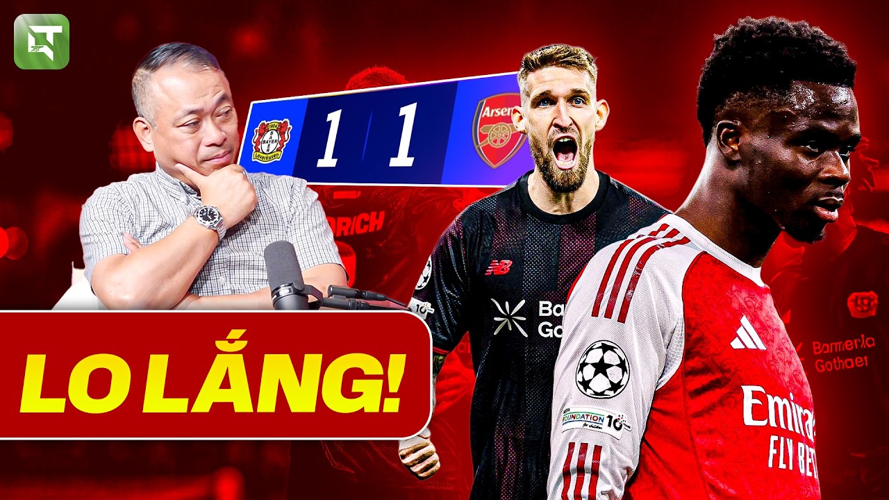 BAYER LEVERKUSEN 1-1 ARSENAL: CHÚNG TA VẪN CÒN TRẬN LƯỢT VỀ PHÍA TRƯỚC | BLV QUANG TÙNG