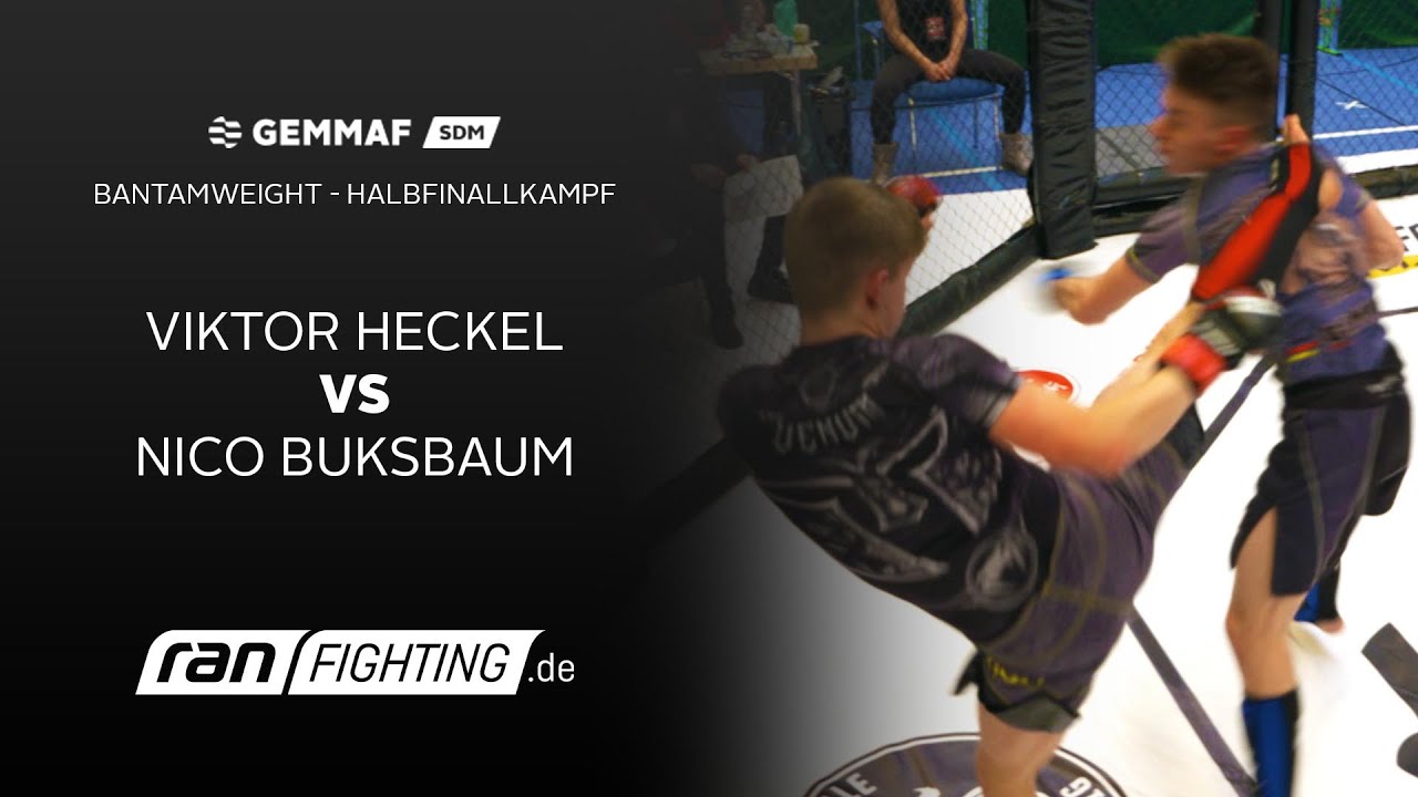 SDM2020 | Bantamweight - Halbfinale | Viktor Heckel vs Nico Buksbaum