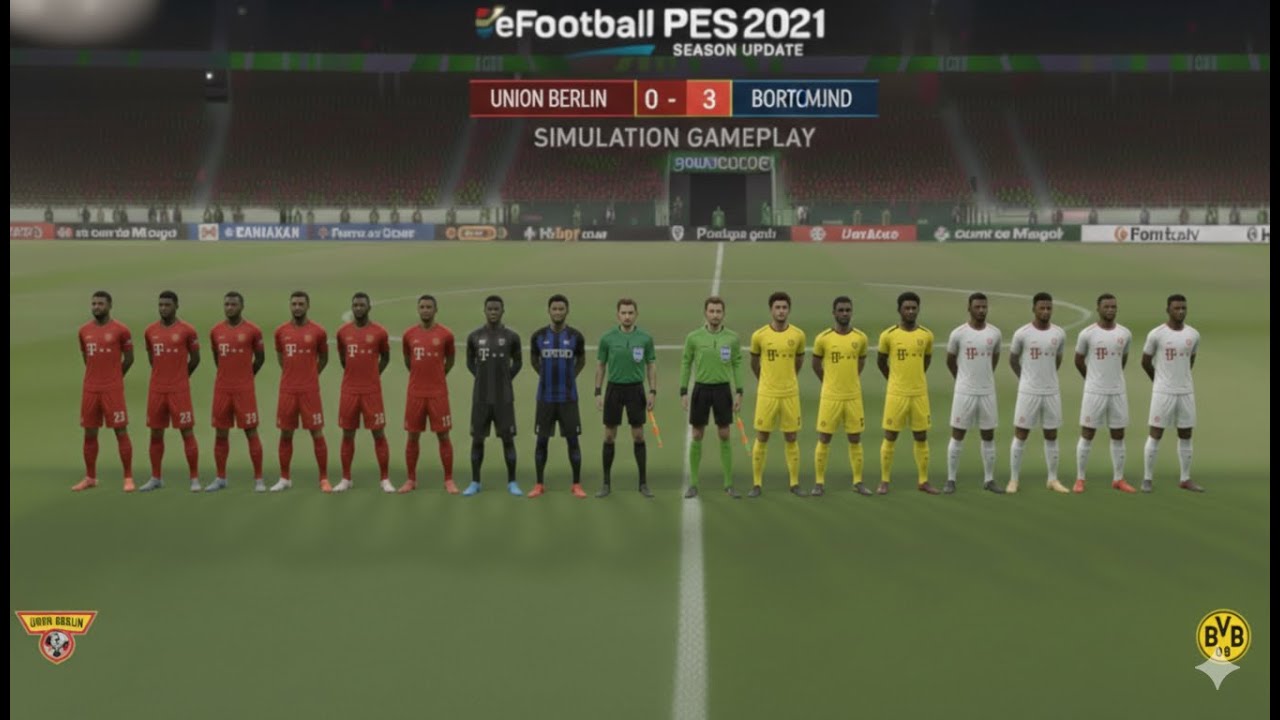 🔴LIVE: Union Berlin gegen Borussia Dortmund – PES 2021 Live-Stream des kompletten Spiel