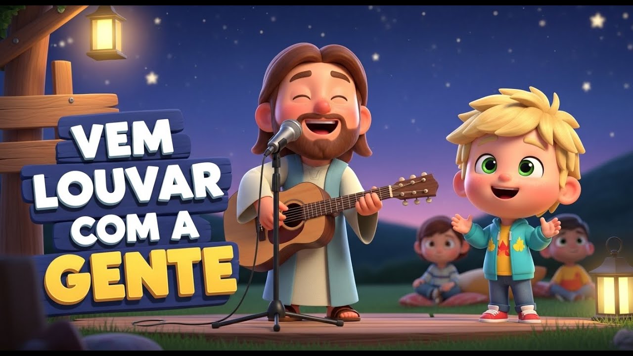 Louvor Infantil | Jesus Comigo 💛🌈