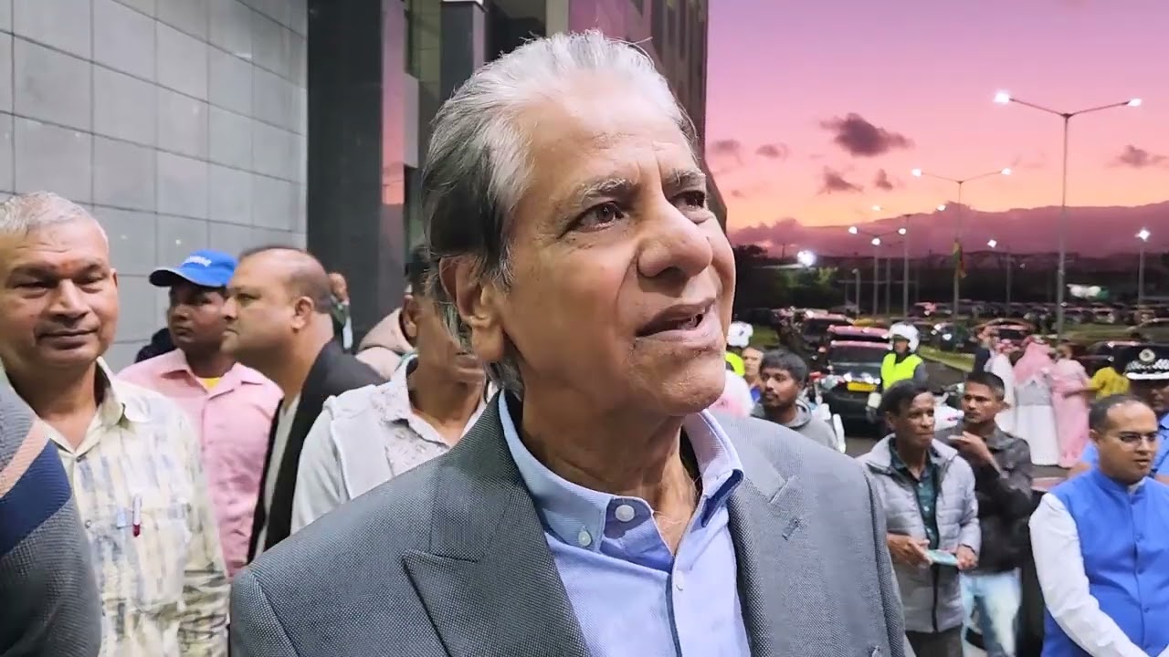 Présence  d'Ashock Jugnauth à l'inauguration de l'hôpital SAJ
