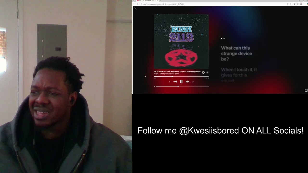 I was bored so I listened to RUSH for the FIRST TIME! - 2112 Full Album Reaction