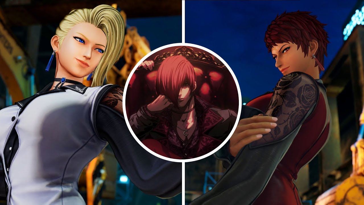 KOF XV - Mature / Vice Intro, Interactions (Mature/Vice, Iori), Climax, Win, Special Ending