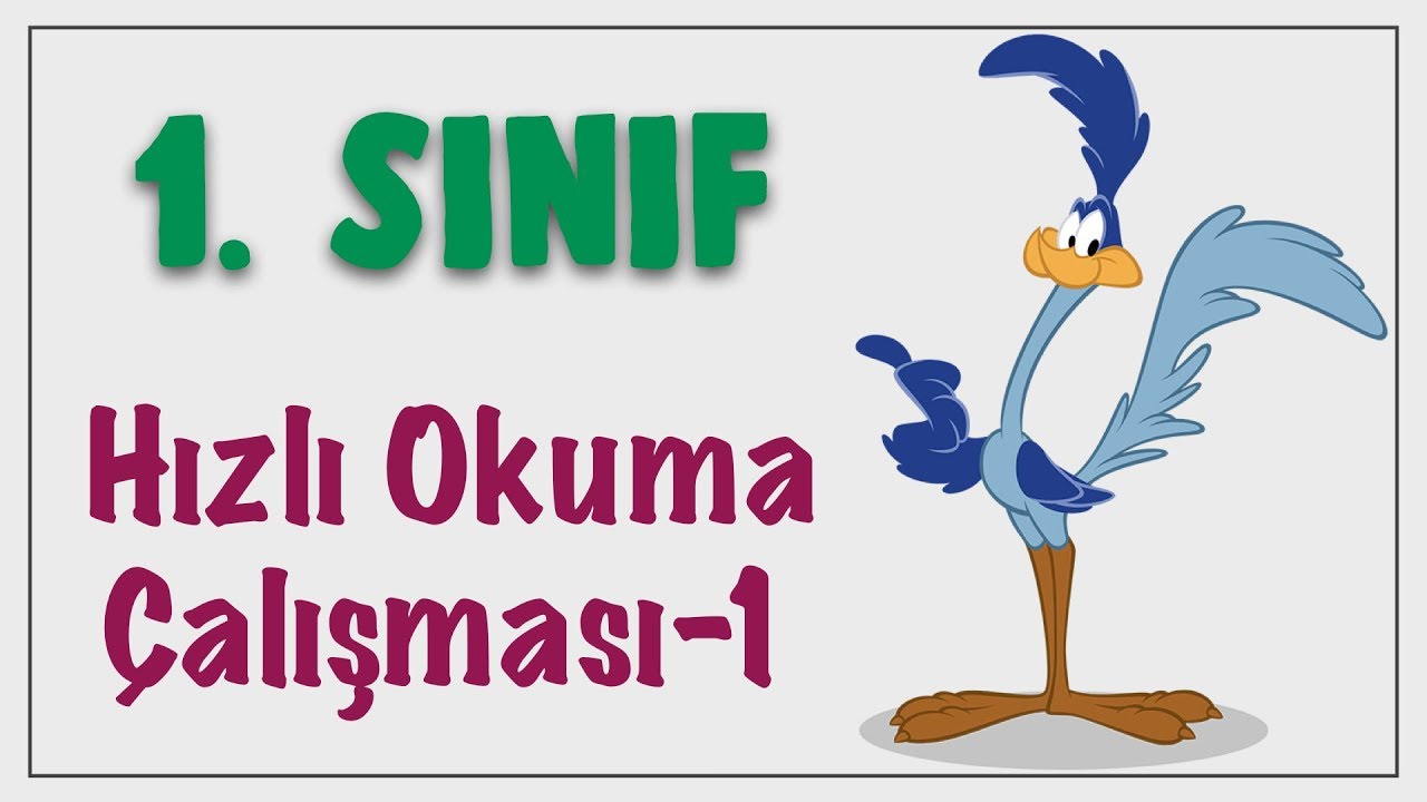 1. Sınıf Hızlı Okuma Çalışması 1 - elakin omutüy örıdsb zçgşcp hvğfj okuma Metinleri