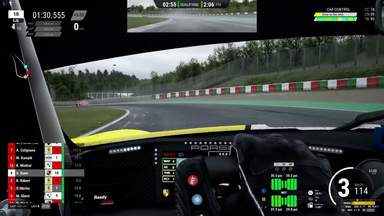 Got temporaily to top 3 in Suzuka race | Assetto Corsa Competizione | LowFuelMotorsports | 20 min