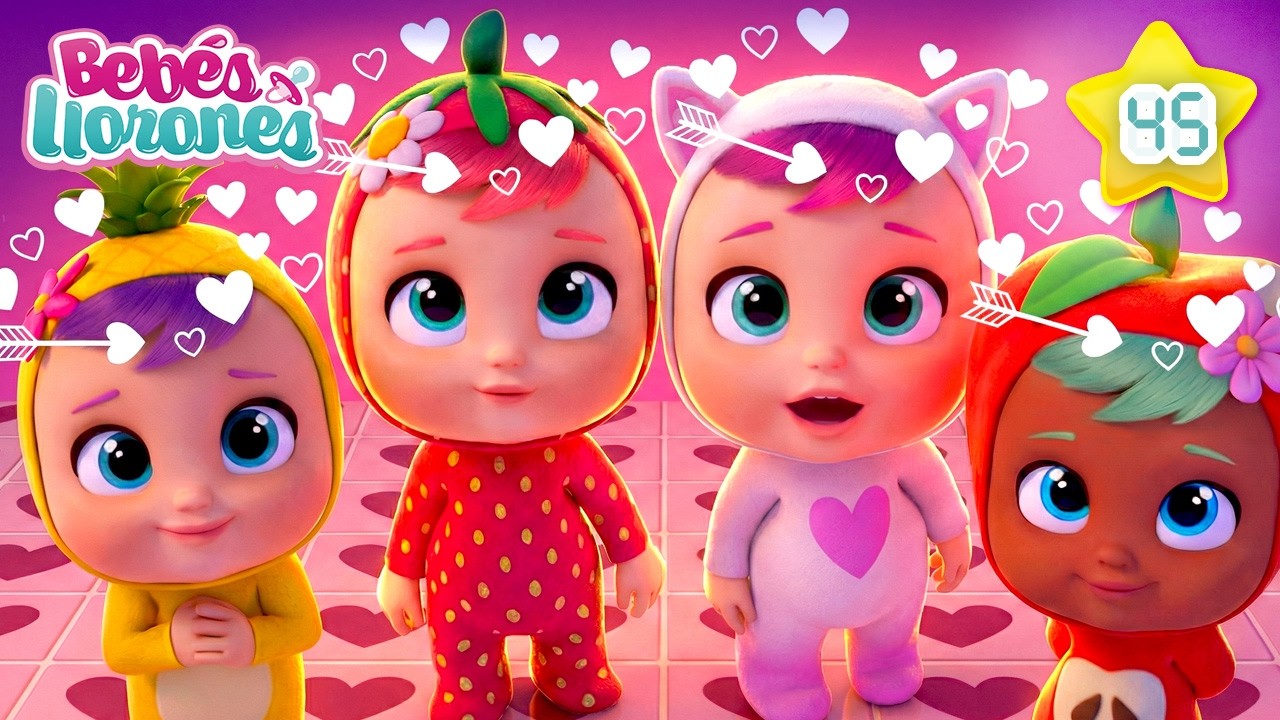 Bebés Llorones 💖 Amor y amistad Día de San Valentín 💖 Dibujos animados para Niños en Español