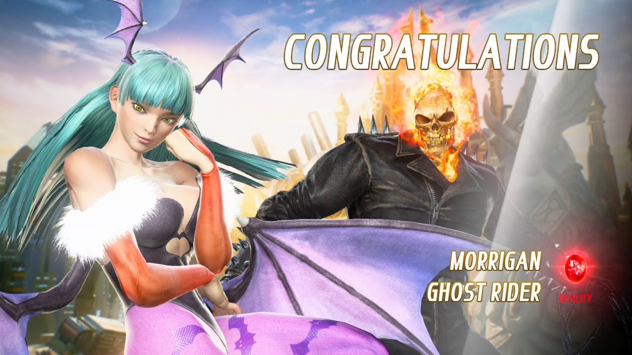 Marvel vs. Capcom: Infinite - Arcade Mode - Very Hard - Morrigan & Ghost Rider