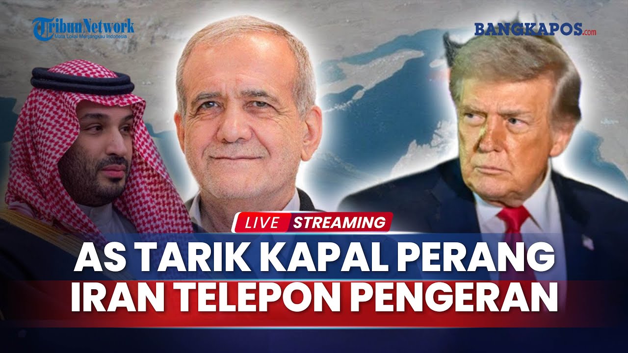 Trump Tarik Mundur 4 Kapal Perang dari Teluk,Arab Saudi Bantu Teheran Kapal Nuklir AS Mendekat
