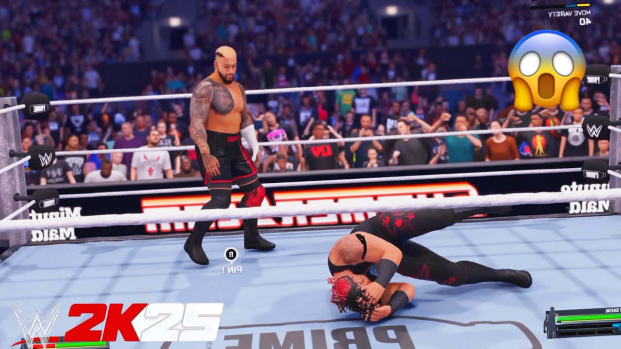 WWE 2K25 - Solo Sikoa Vs Jacob Fatu - WWE Championship Match
