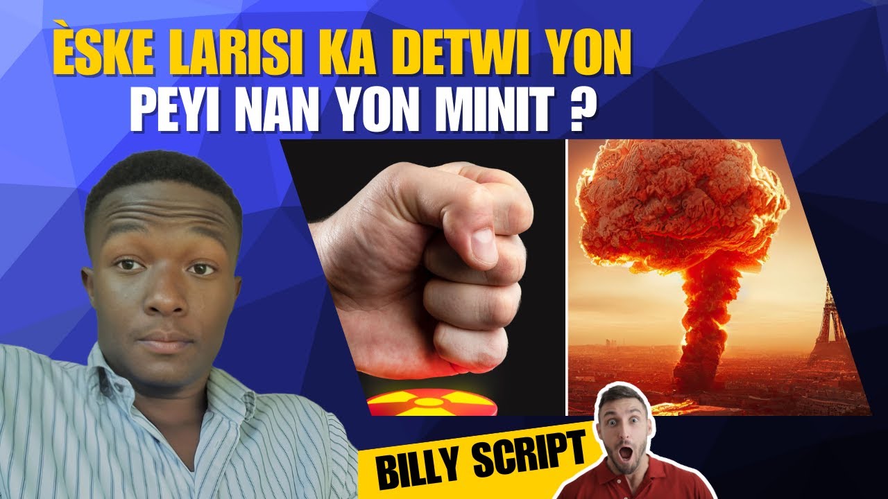 ÈSKE LARISI KA DETWI YON PEYI NAN YON MINIT?