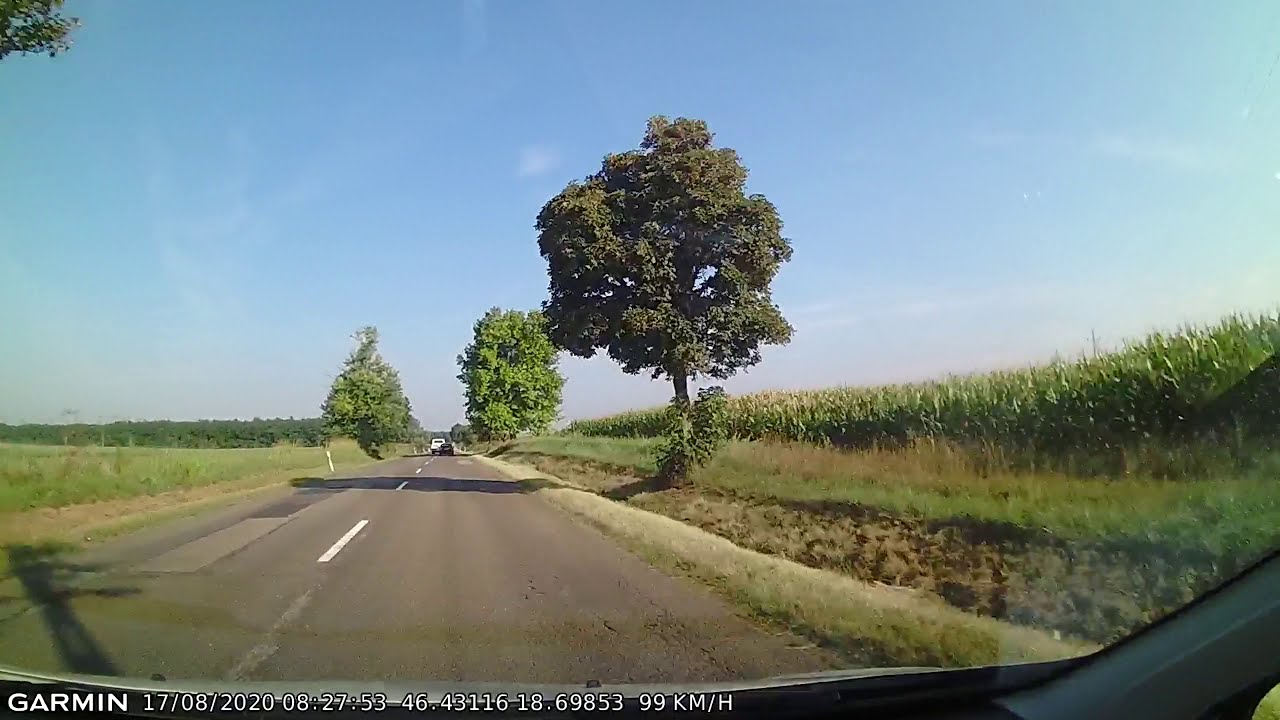DRIVE #1285: Szekszárd-Székesfehérvár (Hungary) (timelapse 4x) *Read Description*