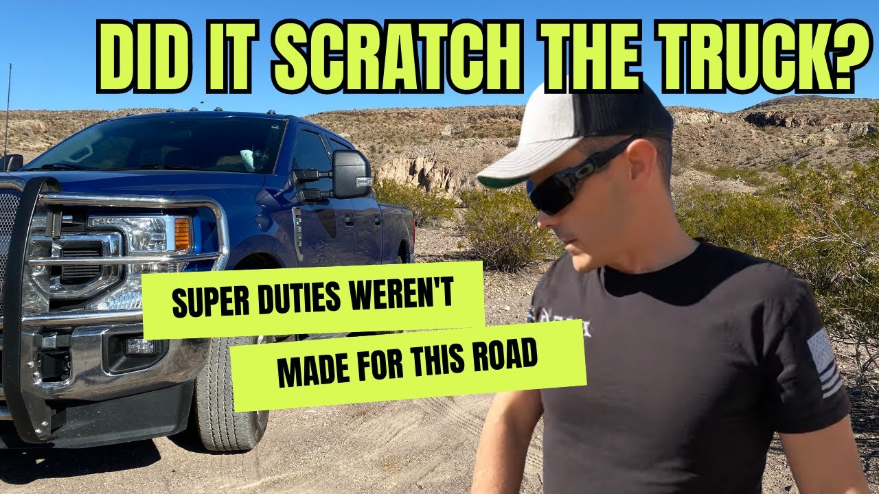 Big trucks weren't made for these roads!  The Best of Big Bend - full time RV!