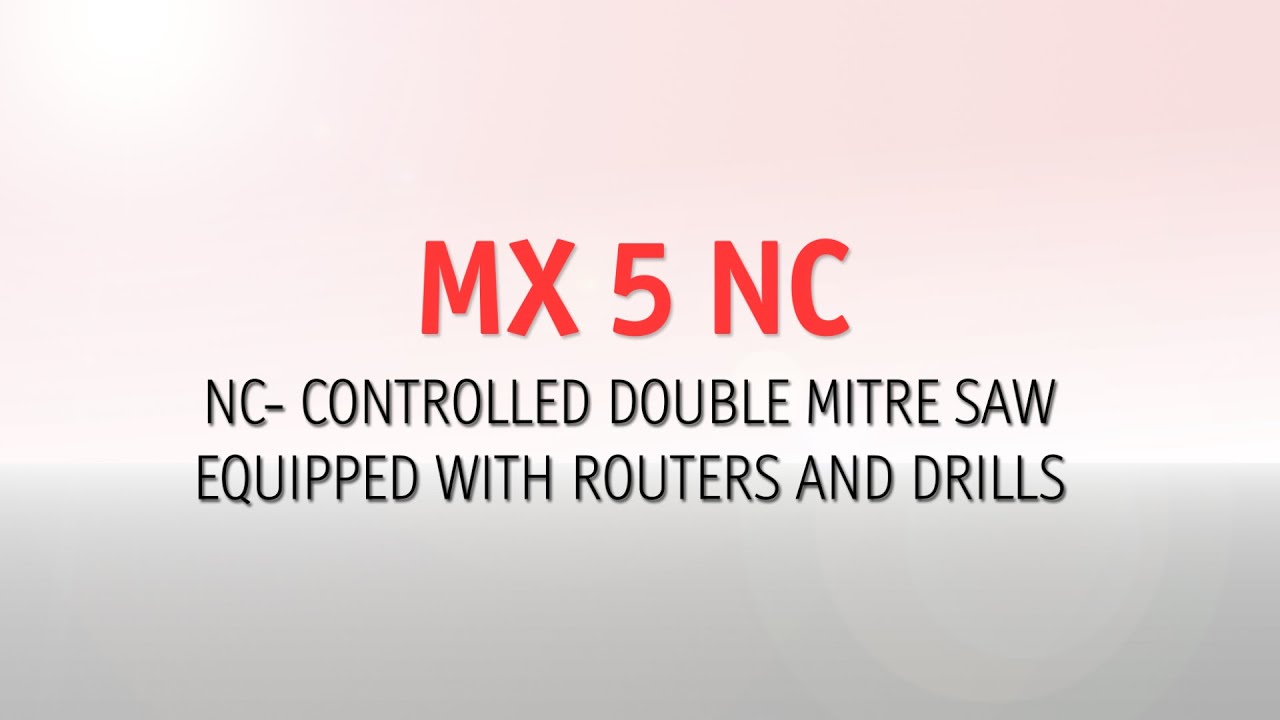 Hoffmann MX-5 NC Double Mitre Saw, Drilling and Routing Machine
