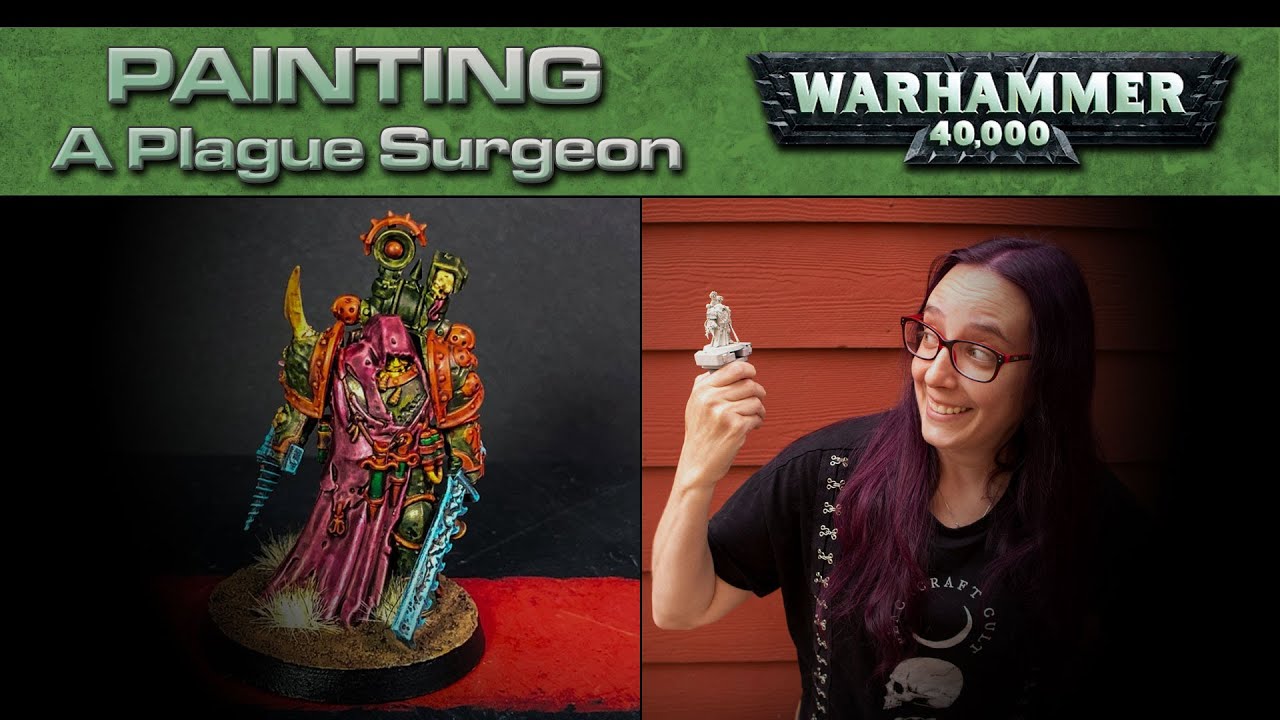 How to Paint a Deathguard Plague Surgeon | Warhammer 40,000 | Miniature Painting Tutorial