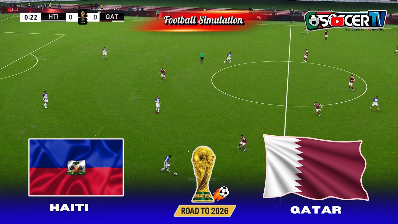 Haiti vs Qatar | Desert vs Caribbean Clash | PES 21 (PC) Simulation Gameplay
