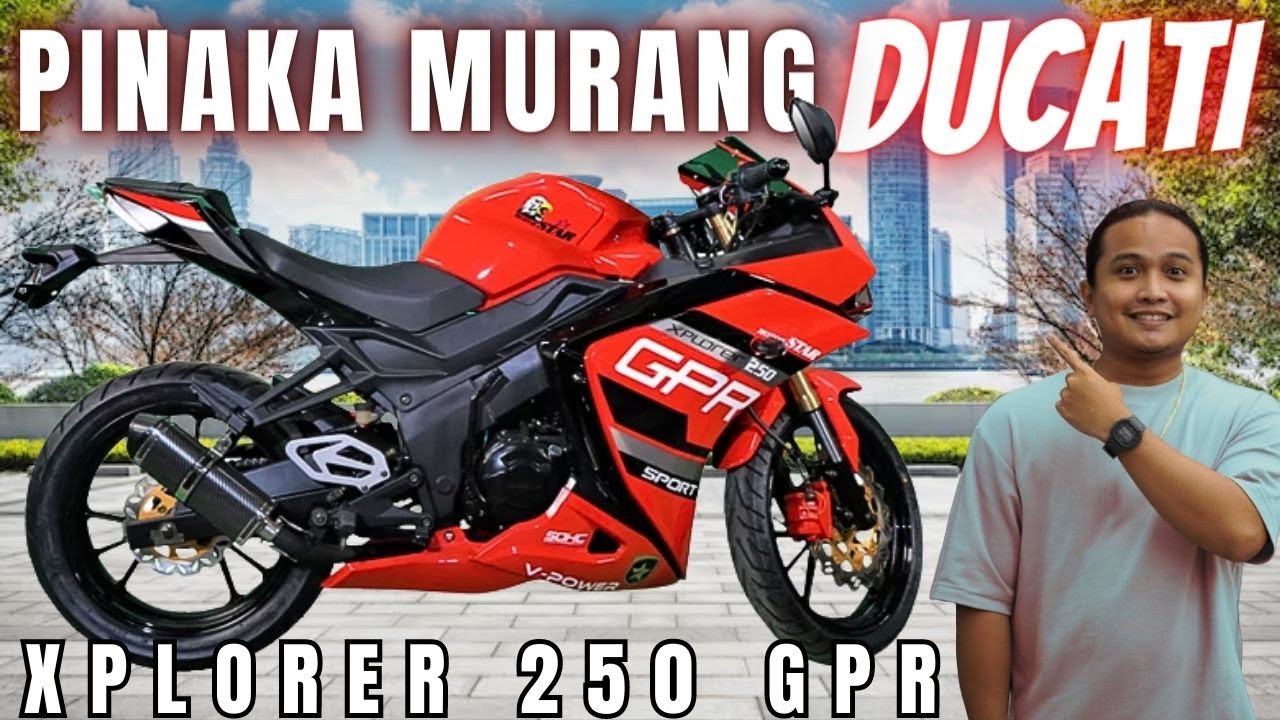 Pinaka Murang Ducati Look Alike na Motor | Motorstar XPLORER 250 GPR