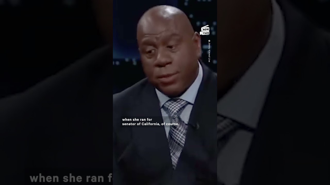 NBA Legend Magic Johnson Endorses Kamala Harris for President