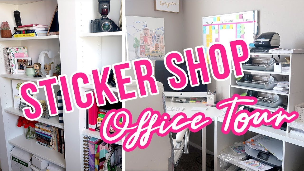 Etsy Shop Office Tour 2019 | Planner Sticker Shop | POPco Sitckers