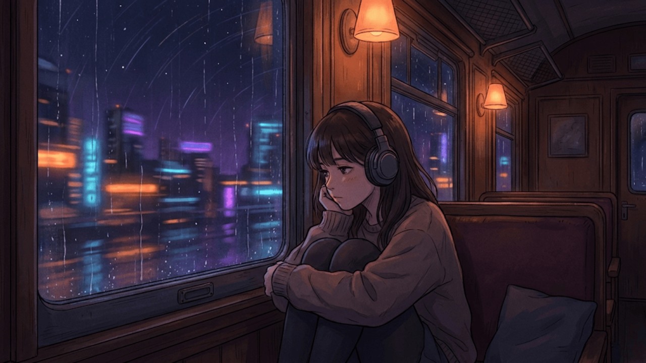 Midnight Express: Chill Lo-fi Beats for a Rainy Night Journey