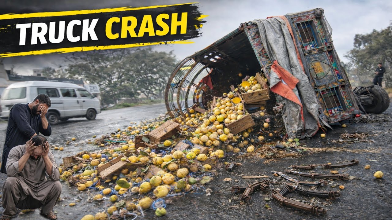 “Fruit-Loaded Truck Crash — Temporary Repair, 400 KM Drive, Then Disaster”