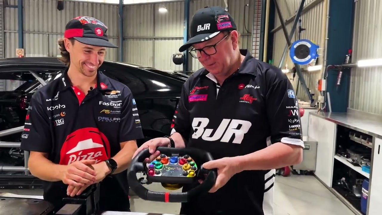 A Supercars steering wheel explained