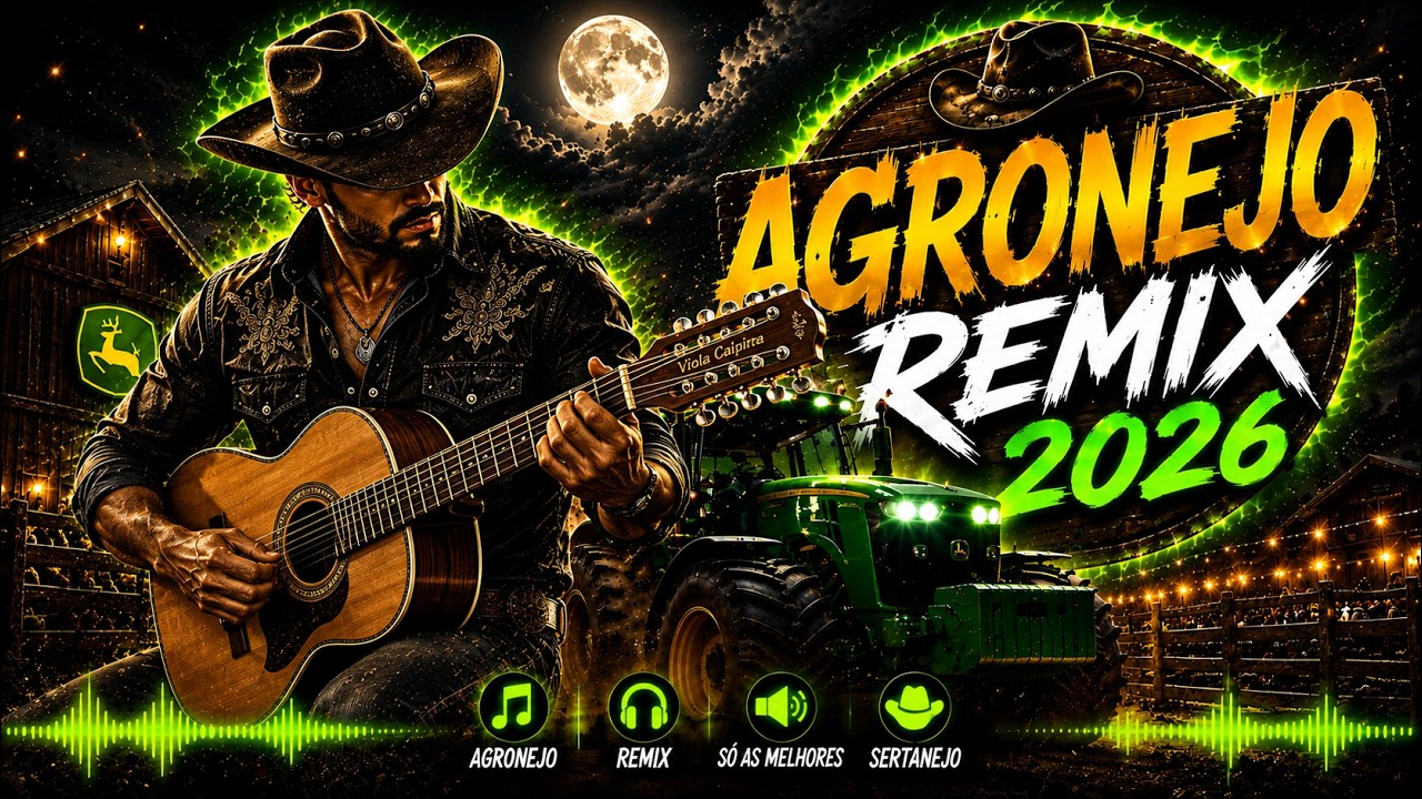 💥 AGRONEJO REMIX 2026 🚀Playlist Atualizada | Sucessos do Agro, Grave Forte,Sertanejo Remix e Pared&atilde;o