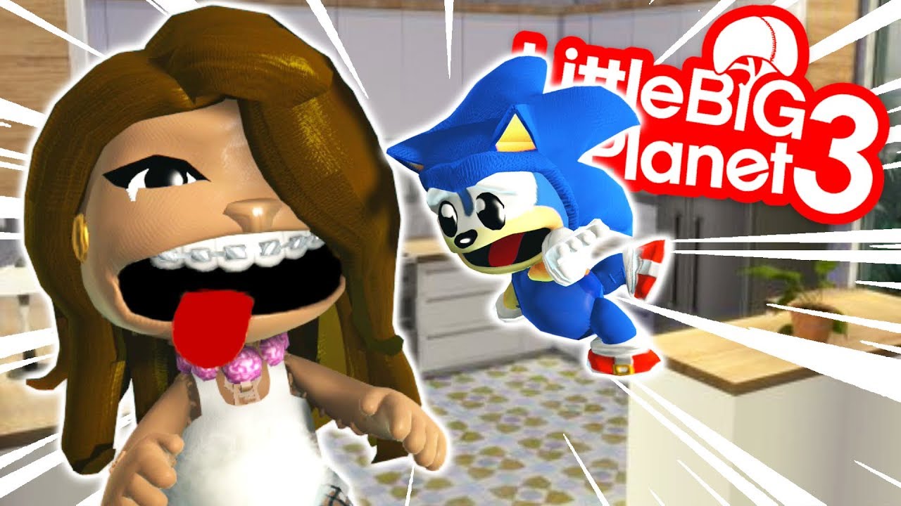 Sonic Gets Eaten! | LittleBigPlanet 3 PS4 Gameplay