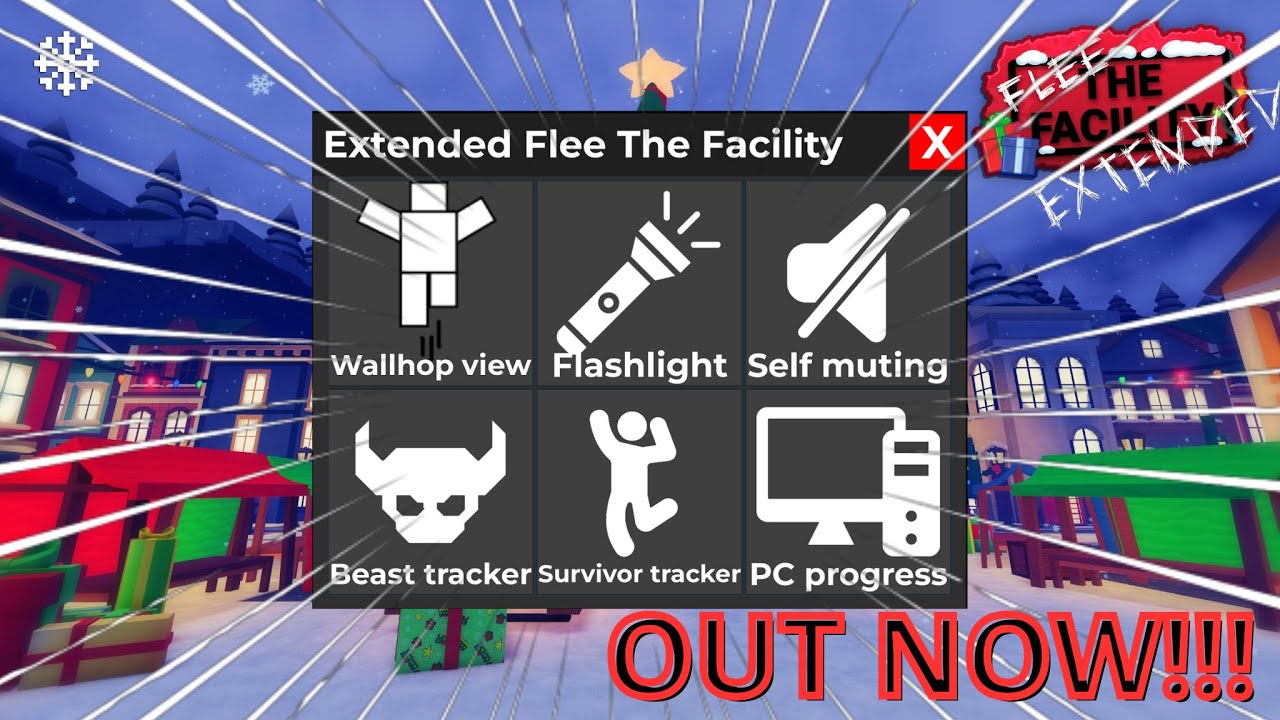 Extended Flee The Facility || Roblox Script Showcase