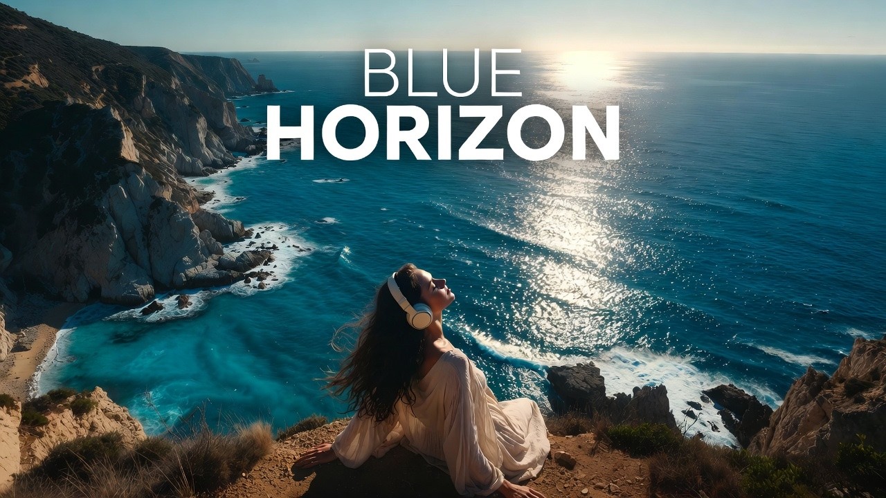 Ibiza Blue Horizon 🌊 Relaxing Deep House with Stunning Cliff Views