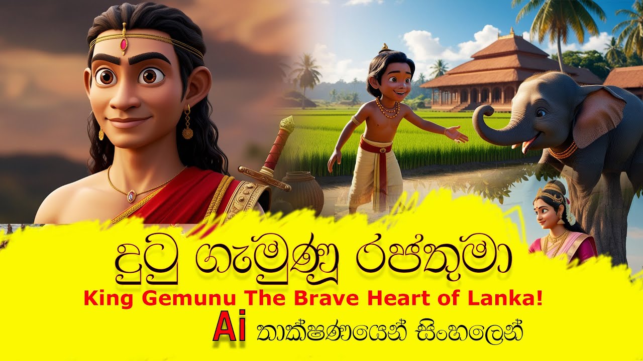 දුටුගැමුණු රජුගේ කතාව - ලංකාවේ නිර්භීත හදවත සිංහලෙන් (ළමුන් සඳහා සජීවිකරණ ඉතිහාසය)