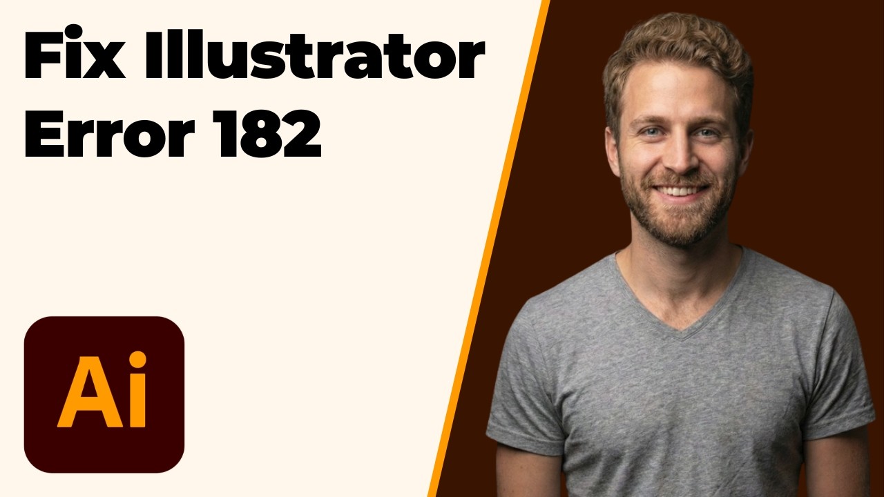 How To Fix Illustrator Error Code 182 (2026 Easy Guide)