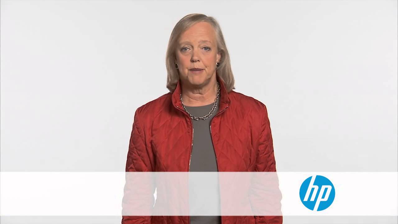 HP CEO Meg Whitman speaks via video during Climate Week NYC 2013 Opening Ceremony