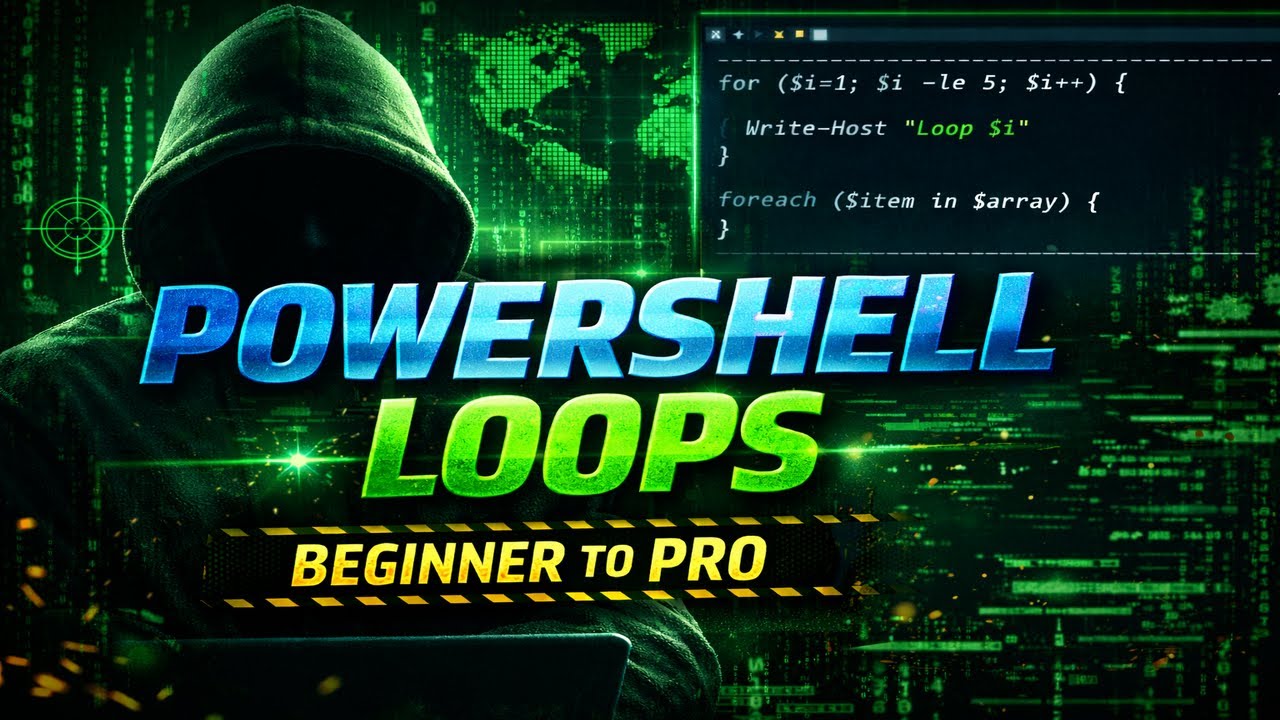 PowerShell Loops Explained FULLY | for, foreach, while, do-while